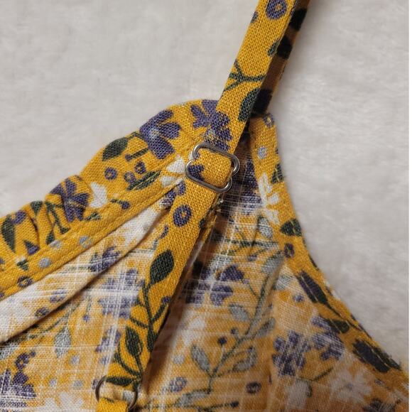 NWT ModCloth Sparuced Up Summer Sleeveless Top Beachy Vacation Linen Blend -‎ S - Picture 6 of 8